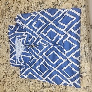 Women's long sleeved multi color golf shirt